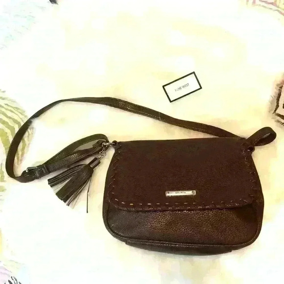 NWT Nine West ‘Verona’ Chocolate Brown Handbag - Picture 1 of 12
